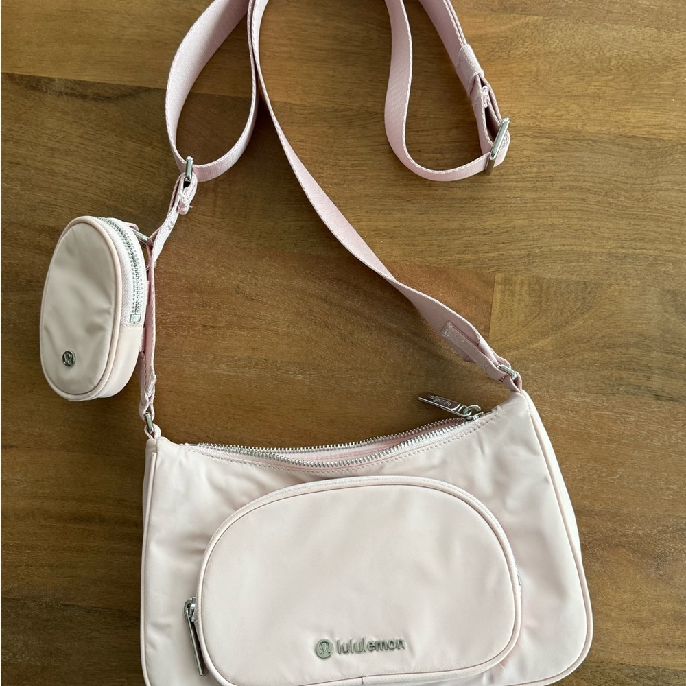 Lululemon Athletica Light Pink Crossbody Bag